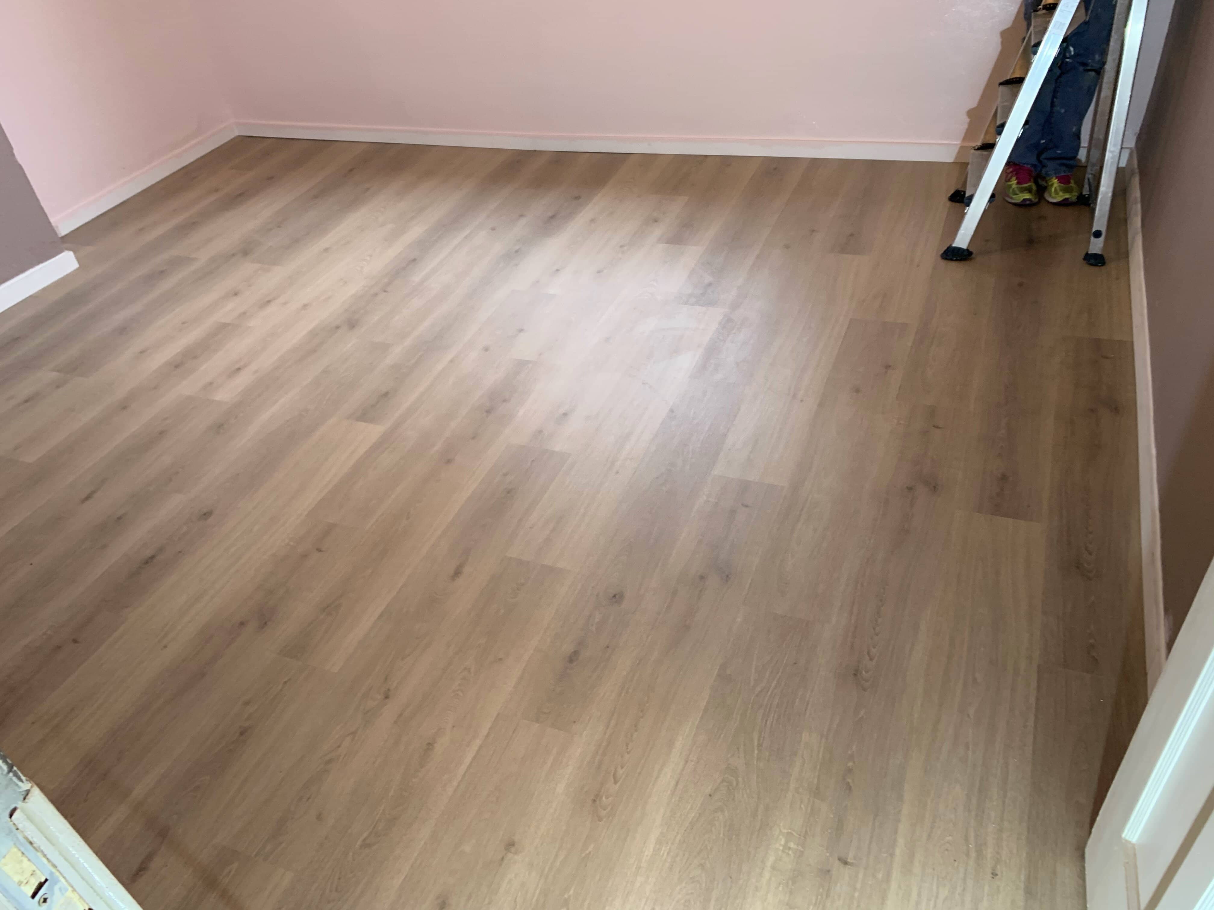 Pose d'un parquet quick step flottant 2 photo apres