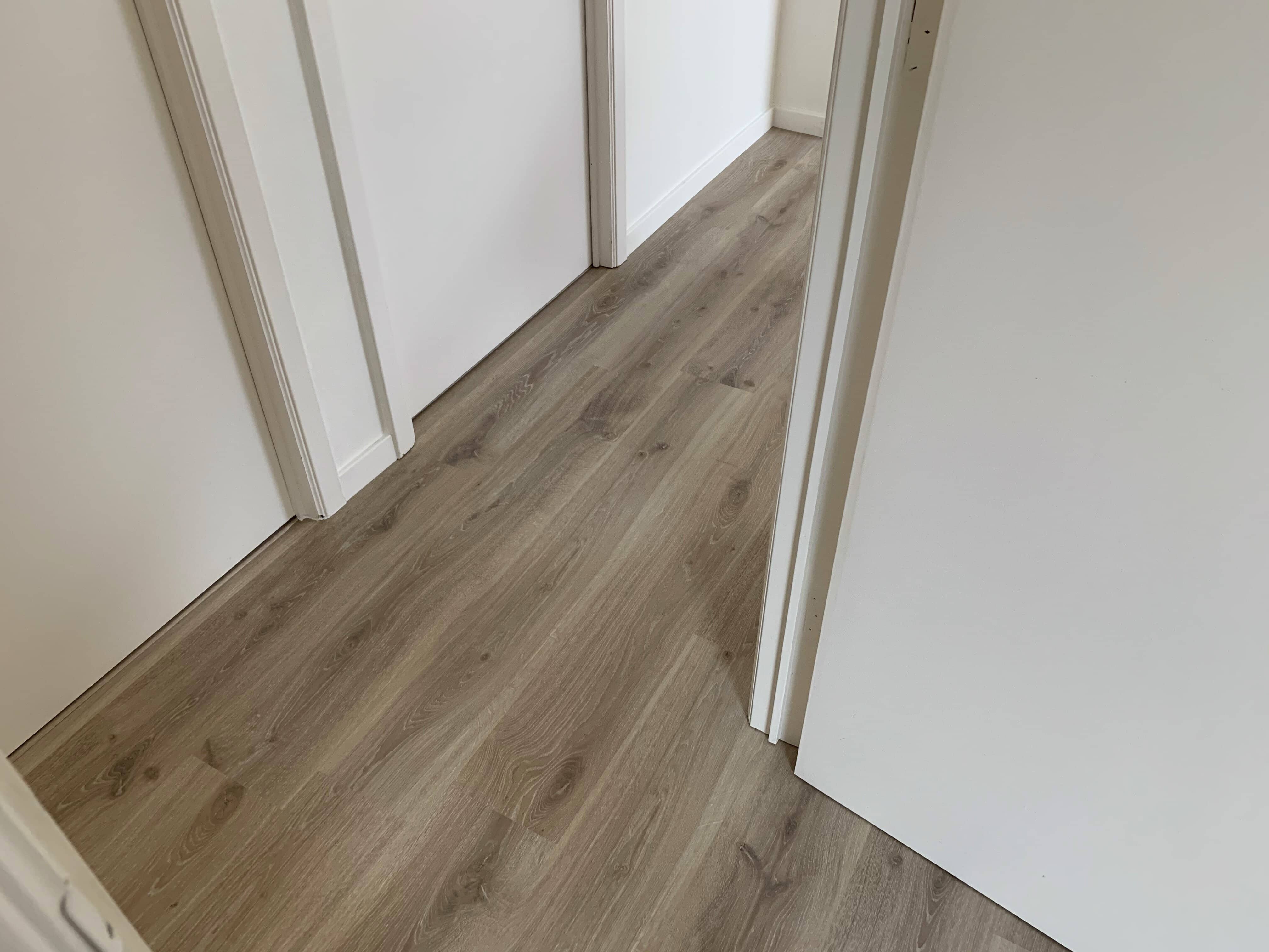 Pose d'un parquet quick step flottant photo apres